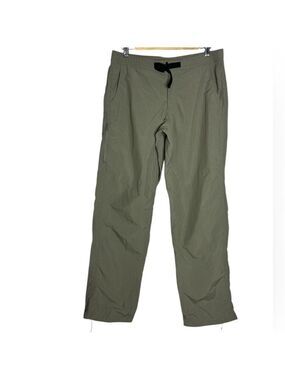 MEC Nylon Pants Straight Leg Camping Hiking Belted, size 34x34